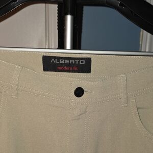 Alberto Modern Fit Beige Pants